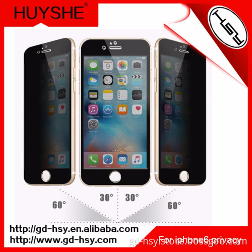Best Price high clear 2015 new privacy tempered glass screen protector for iphone 6 plus